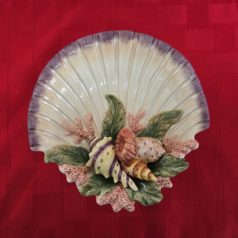 Fitz and Floyd Seashell Dish